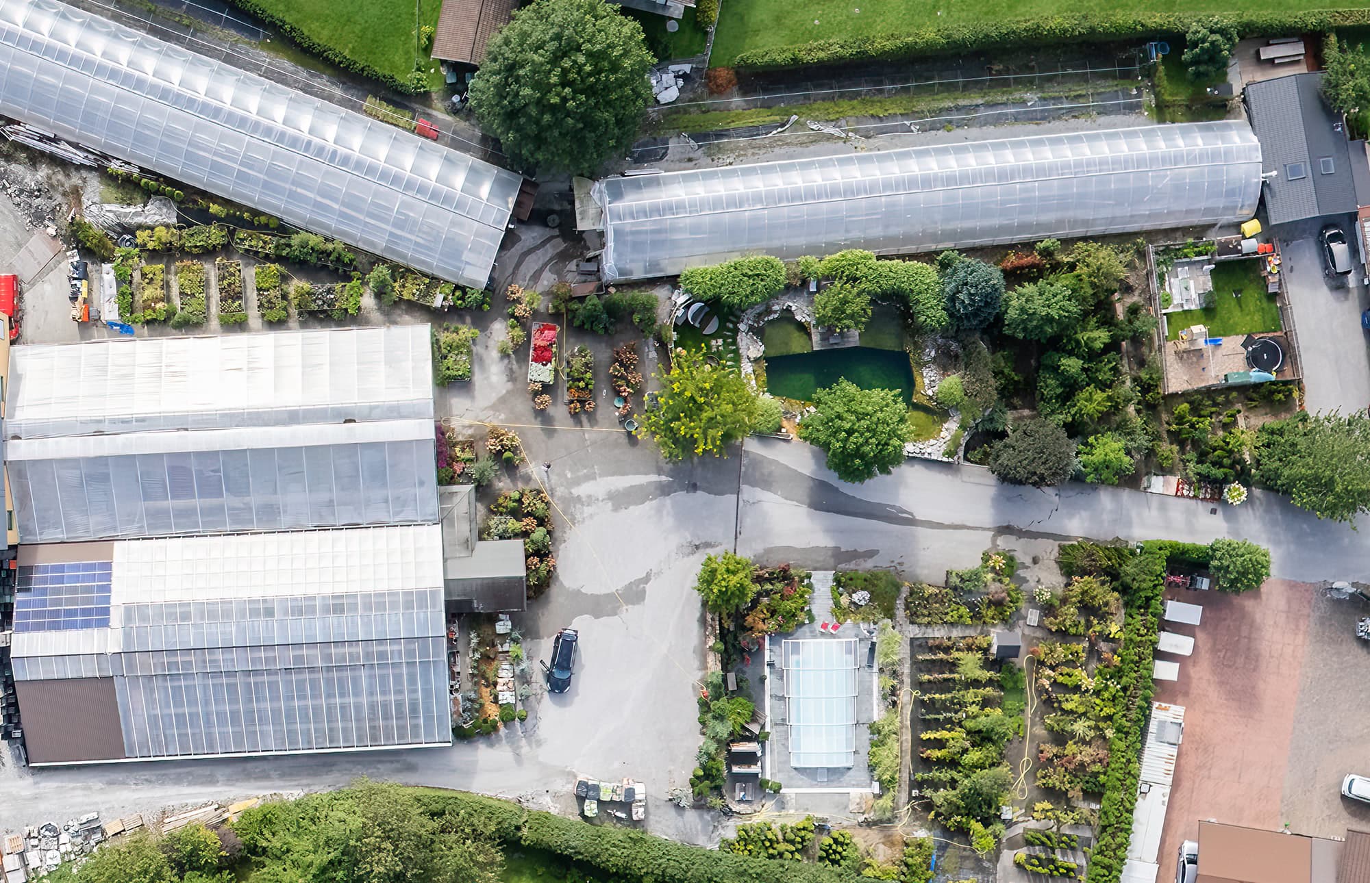 Gartencenter Blumenland Gollner mit G&auml;rtnerei und Schaupools